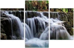 Tablou - Cascadă în junglă (90x60 cm)