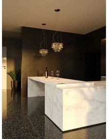 Lustră pe cablu MAXLIGHT P0423 MONACO 9xG9/40W/230V d. 42 cm auriu