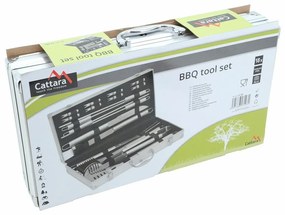 Set instrumente de grătar Gattara, 18 buc., inox 13103