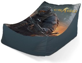 Sac de șezut Lounge CS:GO soldat 2 - pentru copii, gri