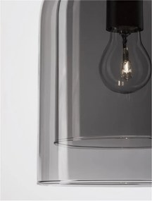 Lustra, Pendul modern Velor fumuriu 18cm