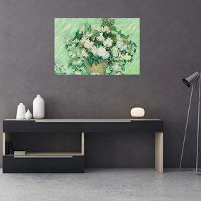 Tablou - Vincent van Gogh, Roses, reproducere (90x60 cm)