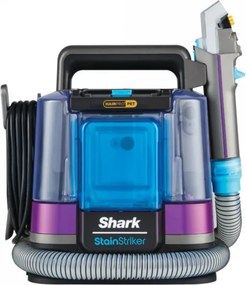 Aspirator cu spalare Shark StainStriker PX250EUT, 450 W, 0,72 l, Portabil, Par animale de companie, 4 accesorii, Gri/Negru