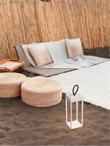 Lampa decorativa de exterior LED portabila LUCIA alb