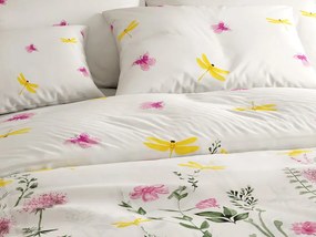 Lenjerie de pat din bumbac SUMMER MEADOW alba Dimensiune lenjerie de pat: 70 x 90 cm | 140 x 200 cm