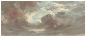 Tablou - John Constable, Cloud Study Stormy Sunset, reproducere (120x50 cm)