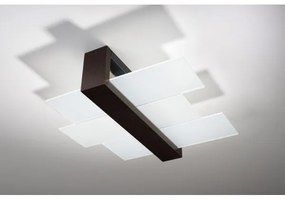 Plafonieră LED HERA Brilagi, 2 x E27, 7,5 W, 230 V, wenge