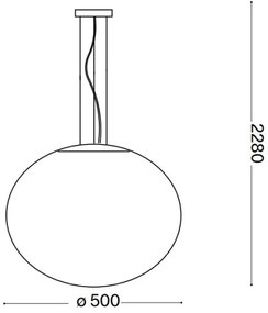 Ideal lux - Lampa suspendata 1xE27/60W/230V