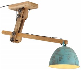 vidaXL Lampă de tavan 25 W, albastru uzat, 105x30x65-108 cm, E27