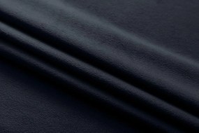 Draperie opaca neagra VELVET 135x250 cm Agățat: Inele metalice