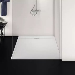 Cadita de dus patrata Ideal Standard i.life Ultra Flat S alb pur 120x120 cm