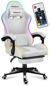 Fotoliu gaming Fusion 4.7 (alb + multicolor) (cu iluminat LED). 1087480