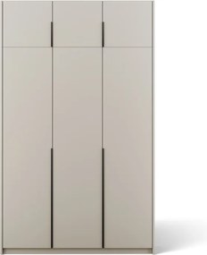 Dulap Bregma III Hinged with Top Extension – 148x58x250 cm – Cașmir – Bregma III Hinged Dulap with Top Extension – Varianta 1