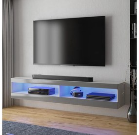 Masă TV Violett 140 (cu iluminat) (alb + gri). 1098642