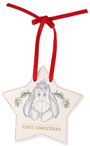 Placuta din lemn First Christmas Eeyore - Disney Magical Beginnings