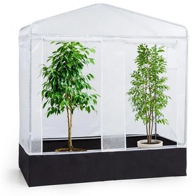 Plant Palace x2, seră, 200 x 220 x 100 cm, țevi din oțel, folie de plasă din PVC