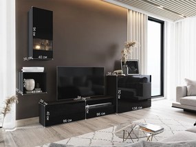 Mobilier living Berny 51 (alb + Alb lucios). 1087164