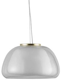 Nordlux - Pendul pe cablu JELLY 1xE27/40W/230V alb/transparent