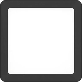 Eglo 901302-LED Plafonieră FUEVA LED/7W/230V 2700/4000/6500K 15x15cm neagră
