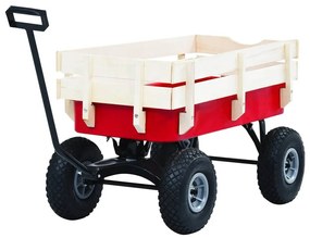 Carucior metalic de gradina-capacitate de incarcare 150 kg
