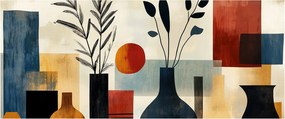 Tablou - Vaze cubiste (120x50 cm)