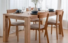 Masă stejar masiv Dining Gael 180x90 cm sau 200x100 cm - 180 x 90 cm