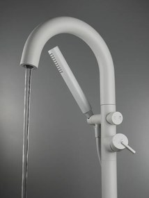 SILIA – Baterie pentru Cadă, de Sine Stătătoare, cu Set de Duș, BQS_A17N Finisaj Bianco 🛁✨