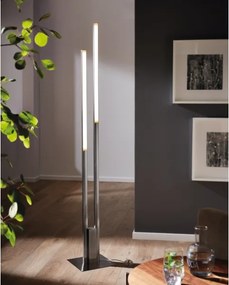 Eglo 55972 - Lampă de podea LED RGBW FRAIOLI-C, dimabilă, 34W, 230V, crom mat, telecomandă inclusă