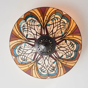 Endon 70241 - Plafonieră Tiffany HECTOR 2xE27/60W/230V Ø 40 cm
