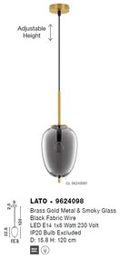 Lustra/Pendul design modern LATO D-15,8cm