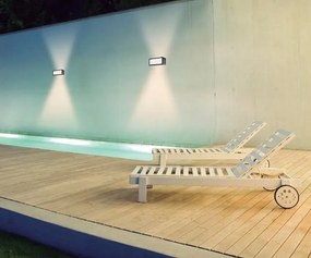 Aplica LED perete exterior IP65 CANCUN gri inchis