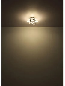 Plafonieră LED Globo 67386-24A MELISAND LED/24W/230V d. 26 cm negru