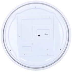 Plafonieră LED dimabilă Solight WO8016 LARIOS LED/48W/230V d. 39 cm negru + telecomandă