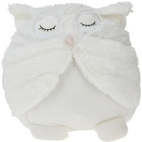 Opritor de ușă Sleepy owl alb, 15 x 20 cm