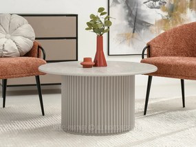 Măsuță de cafea Dolfy (marmură gri + gri). Promo -8%. 1111602