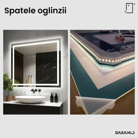 Oglindă atipică cu iluminare LED G7
