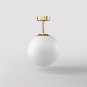 Plafoniera din alama si sticla Musa