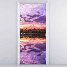 Fototapet pentru ușă - Cerul violet (95x205cm)