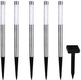 Deuba Set de 5 becuri solare cu LED, plug-in
