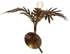 Lampă de perete vintage aur 30 cm - Botanica