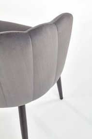 Scaun K386 velvet gri