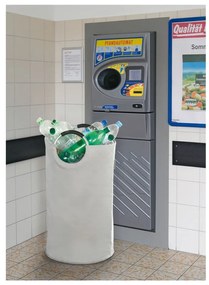 Coș de gunoi alb de reciclat din material textil 69 l Jumbo – Wenko