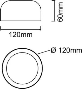Open Design OR85884 - Plafonieră LED CEDRONE, 8W, 230V, CCT, Ø 12 cm, albă