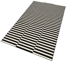 Covor tip traversă Hanse Home Gloria Panel, 80x200 cm, negru-alb