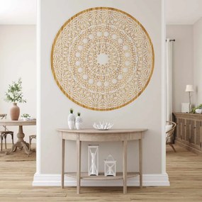 SENTOP | Mandala luxoasă din lemn pe perete, decorațiune interioară 3D | HELA