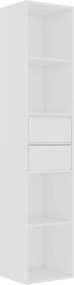vidaXL Bibliotecă, alb, 36x30x171 cm, lemn prelucrat