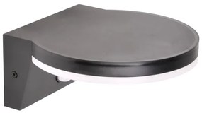 Aplică LED de exterior cu senzor TESA LED/10W/230V IP54 negru