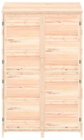 Sopron de gradina, 102x52x174,5 cm, lemn masiv de brad natural, 102 x 52 x 174.5 cm