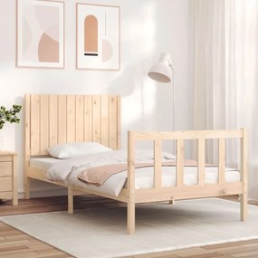 3192936 vidaXL Cadru de pat cu tăblie, 100x200 cm, lemn masiv