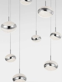 Lustra cu 5 pendule LED design modern Delano
